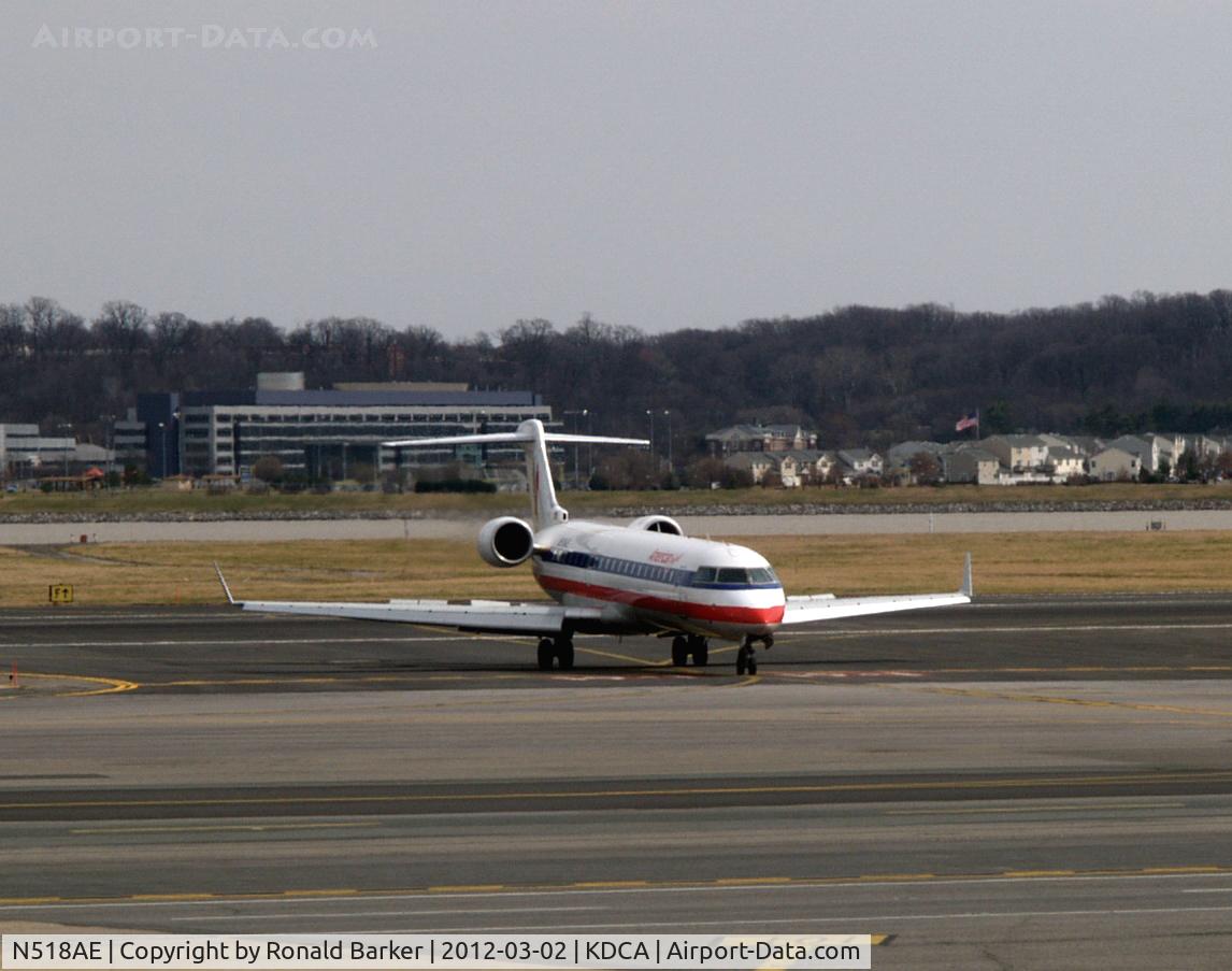 N518AE, 2003 Bombardier CRJ-701ER (CL-600-2C10) Regional Jet C/N 10126, DCA, VA