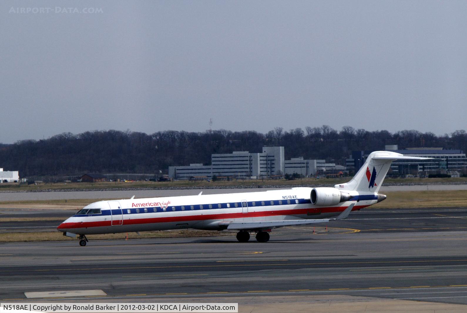 N518AE, 2003 Bombardier CRJ-701ER (CL-600-2C10) Regional Jet C/N 10126, DCA, VA