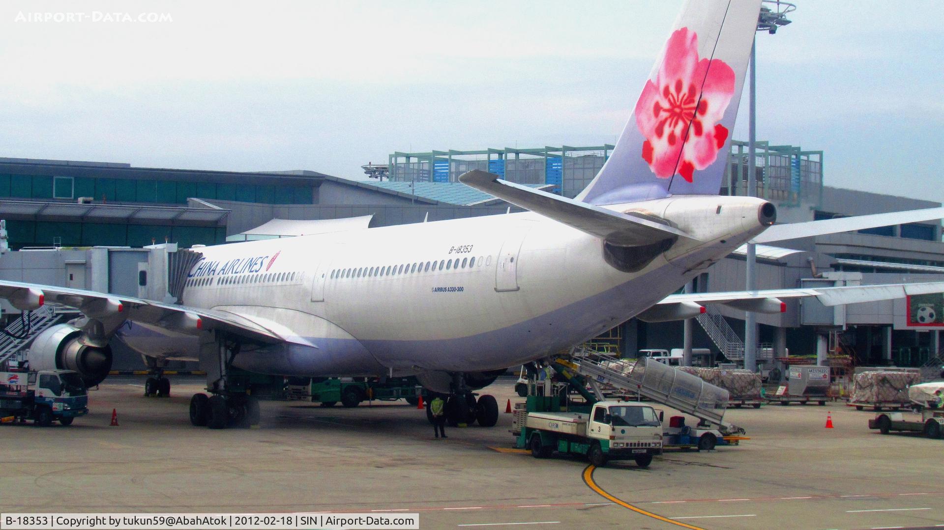 B-18353, 2008 Airbus A330-302 C/N 920, China Airlines
