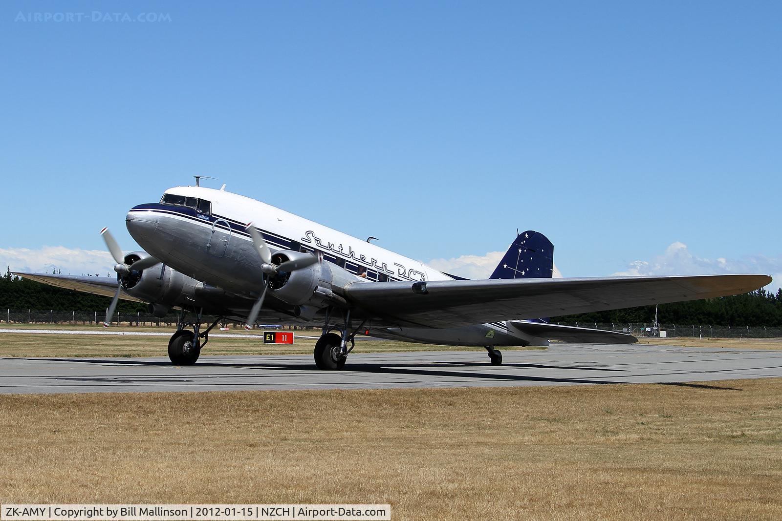 ZK-AMY, 1944 Douglas C-47A Skytrain C/N 13506, taxi from 29