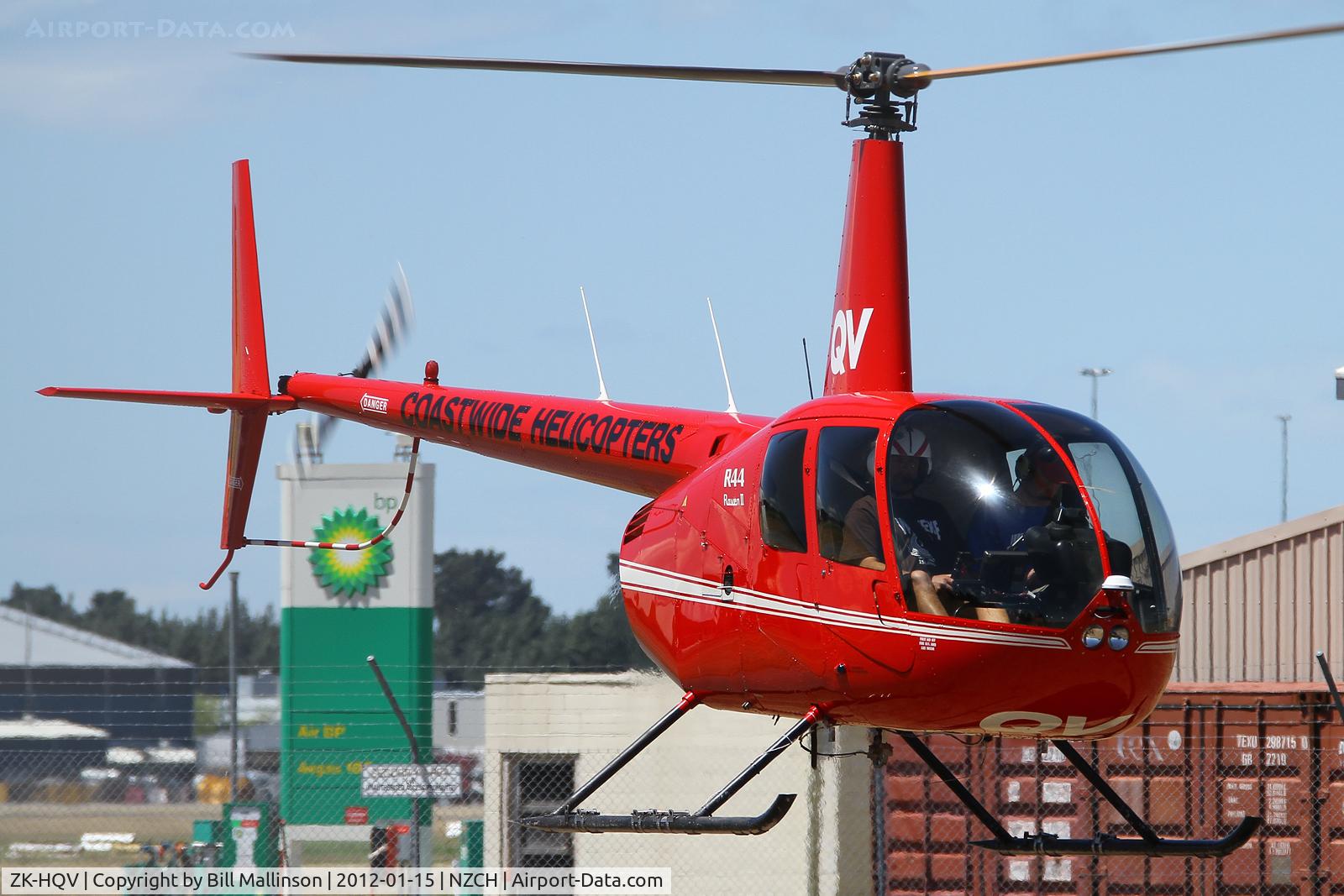 ZK-HQV, 2007 Robinson R44  Raven II C/N 11684, off from the Heliport