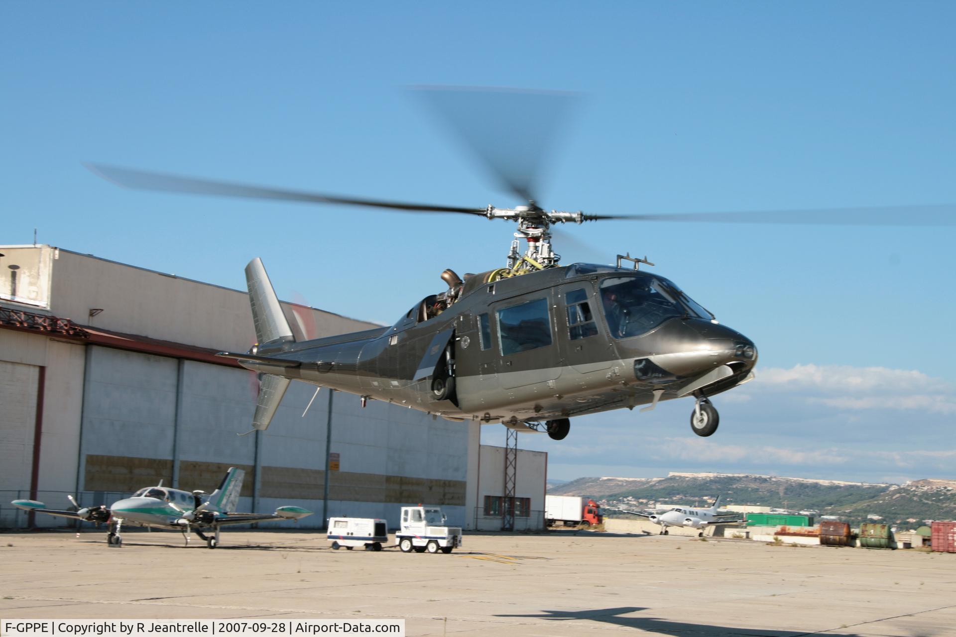 F-GPPE, 1980 Agusta A-109A Power C/N 7173, Maintenance by AEROMECANIC Marignane France