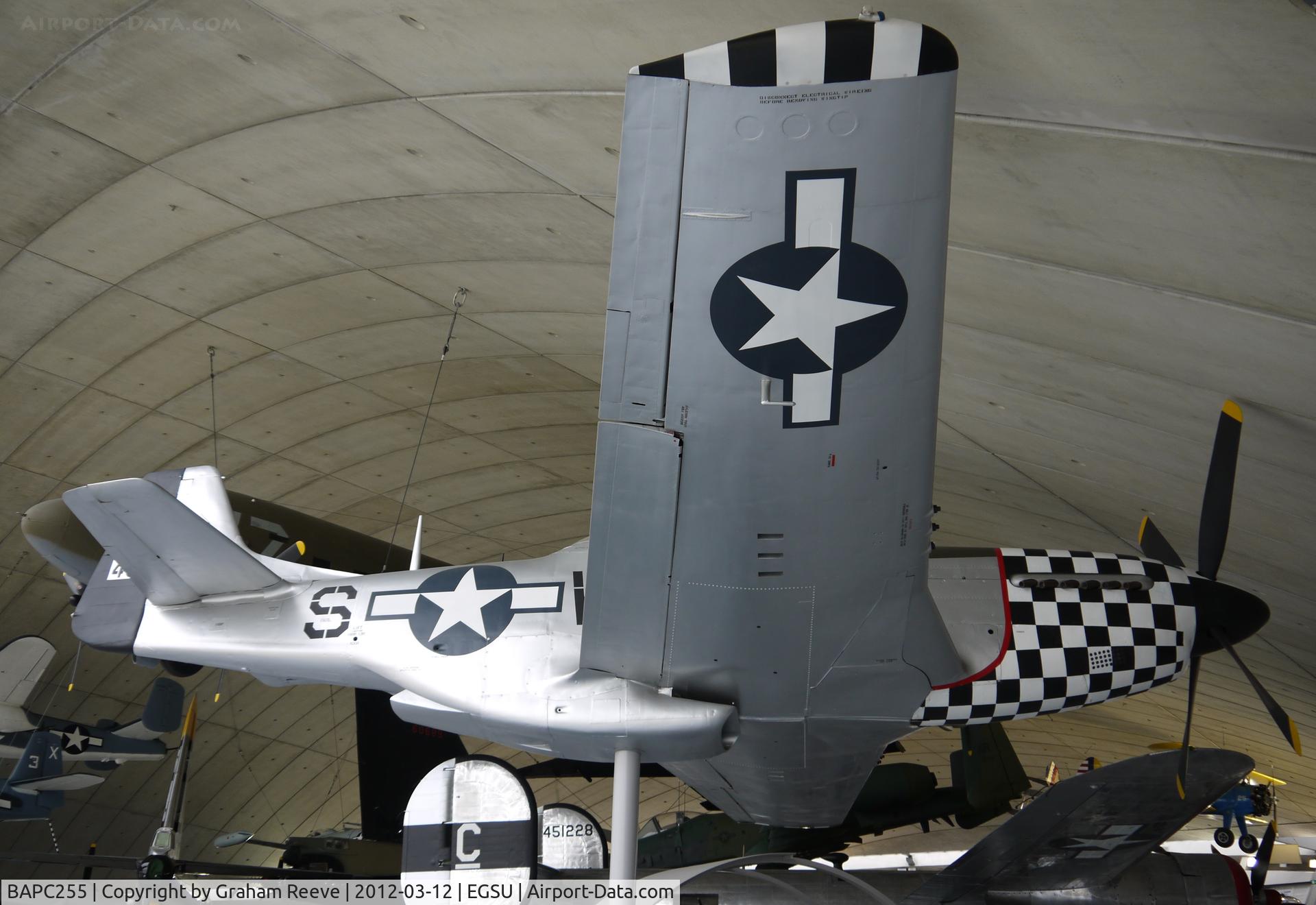 BAPC255, North American P-51D Mustang Replica C/N BAPC.255, On display.