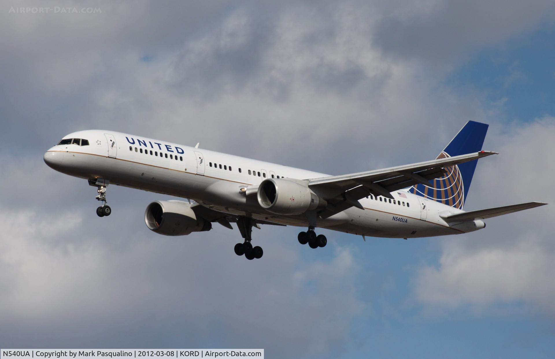 N540UA, 1991 Boeing 757-222 C/N 25252, Boeing 757-200