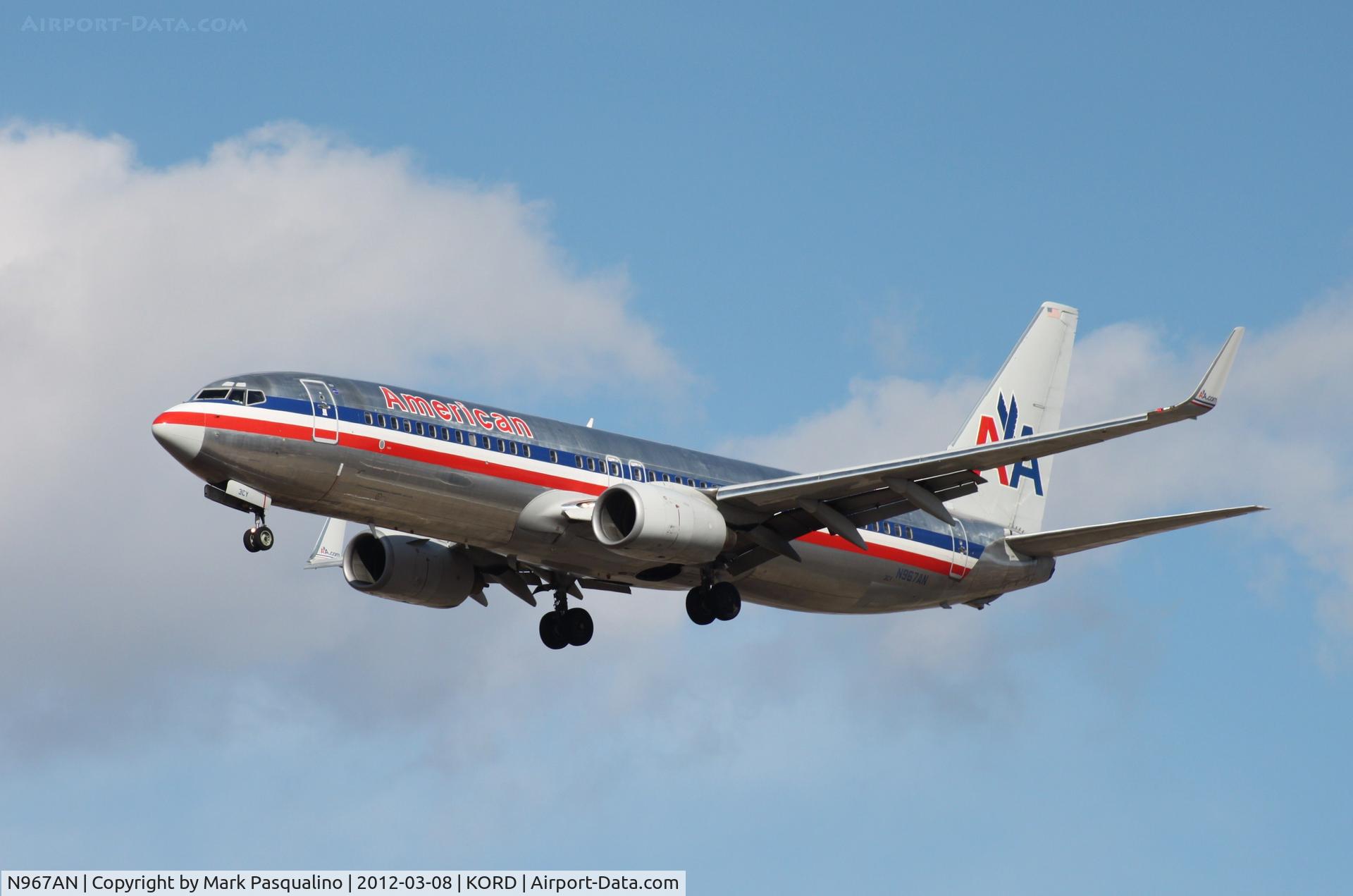 N967AN, 2001 Boeing 737-823 C/N 29545, Boeing 737-800