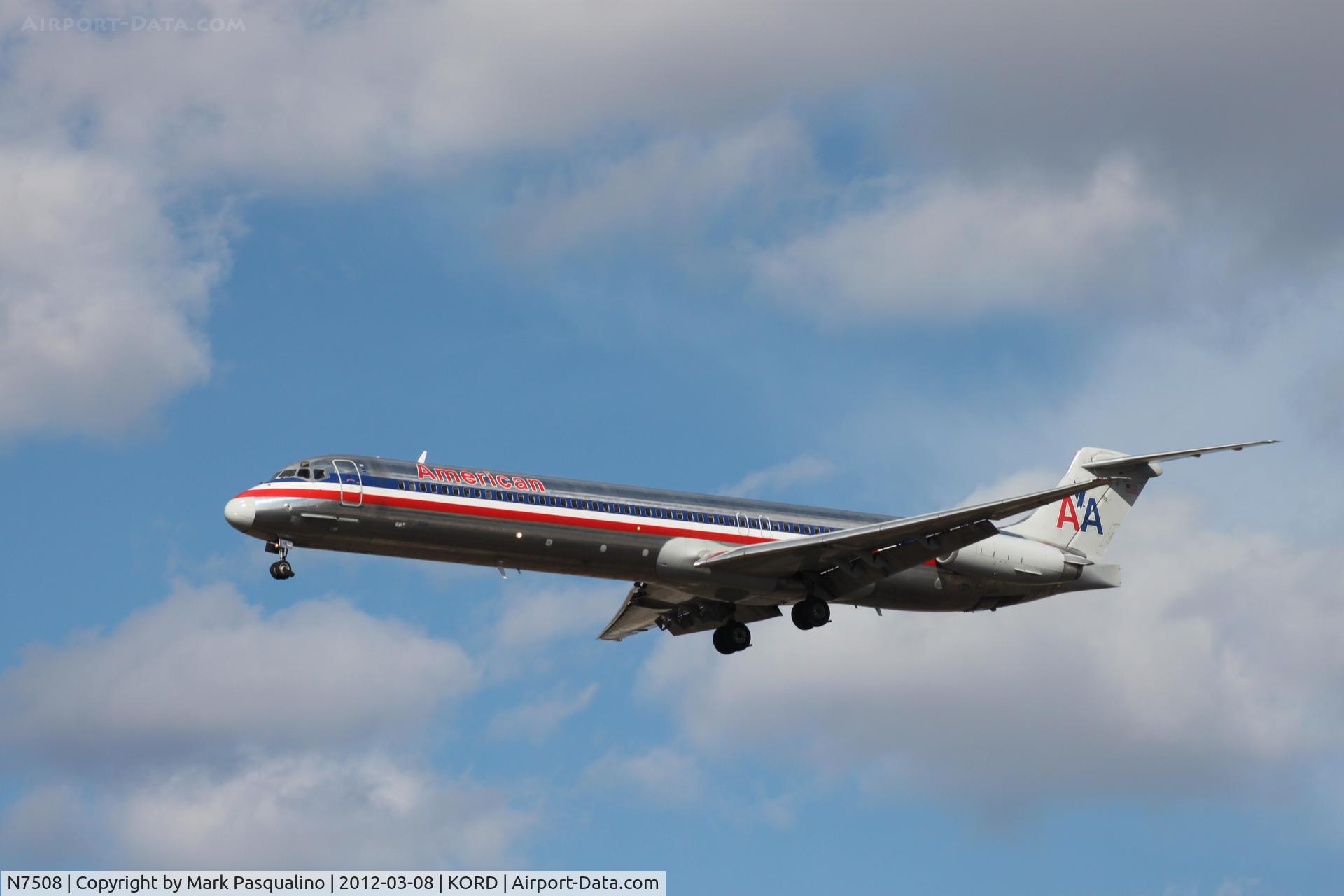 N7508, 1989 McDonnell Douglas MD-82 (DC-9-82) C/N 49802, MD-82