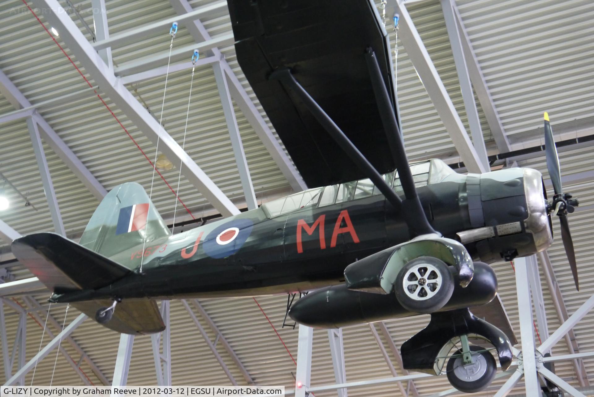 G-LIZY, 1940 Westland Lysander IIIA C/N 504/39, On display.