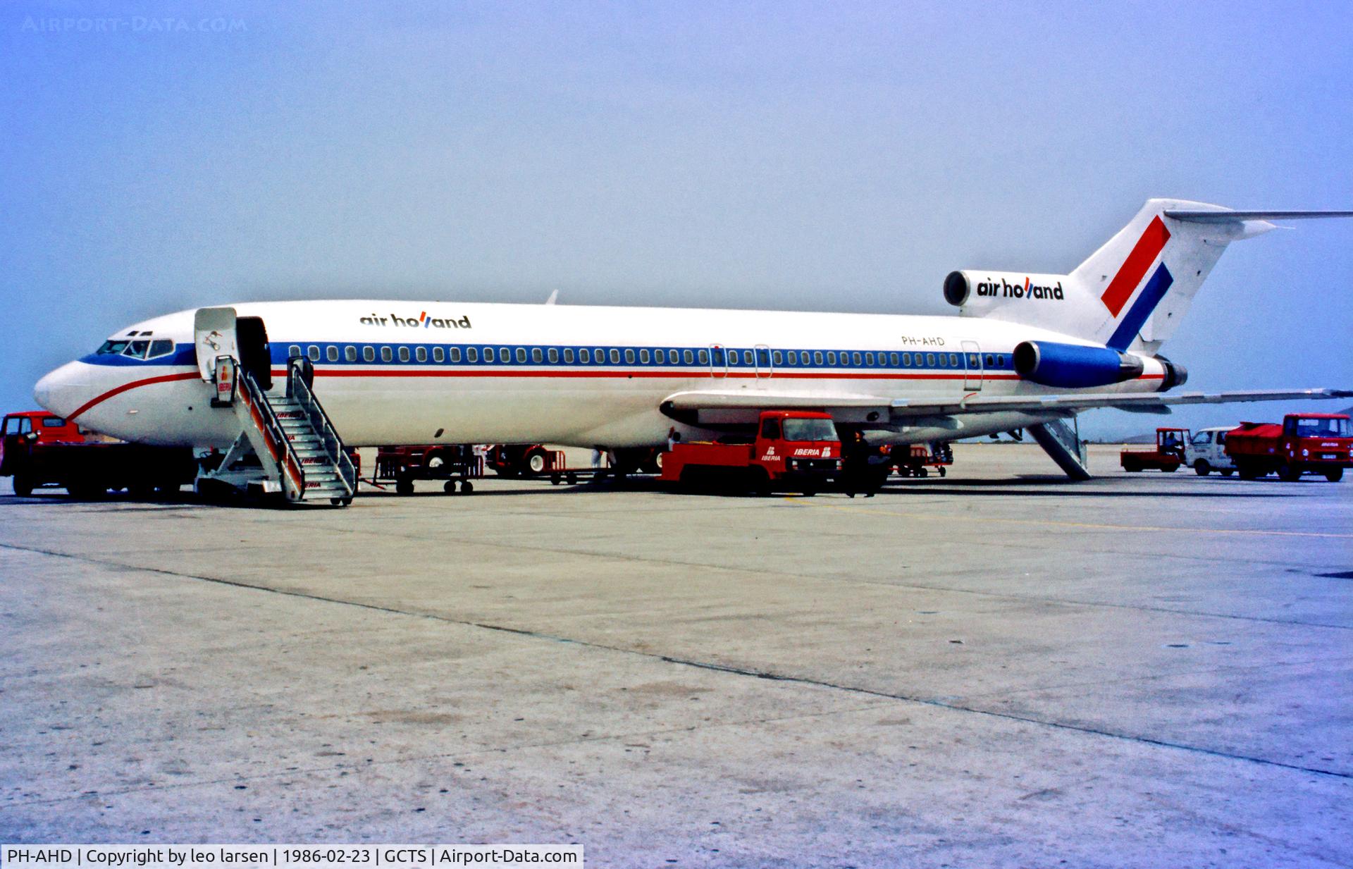 PH-AHD, 1973 Boeing 727-2H3 C/N 20822, Tenerife South TFS 23.2.86