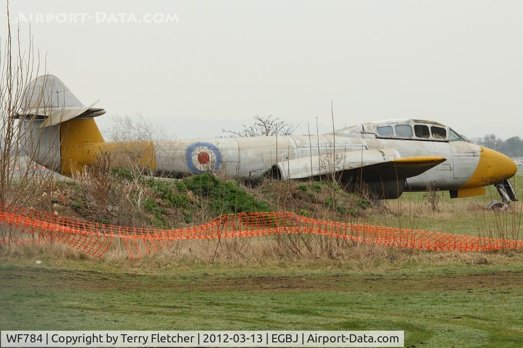 WF784, Gloster Meteor T.7 C/N Not found WF784, With Jet Age Museum at Glocestershire Airport