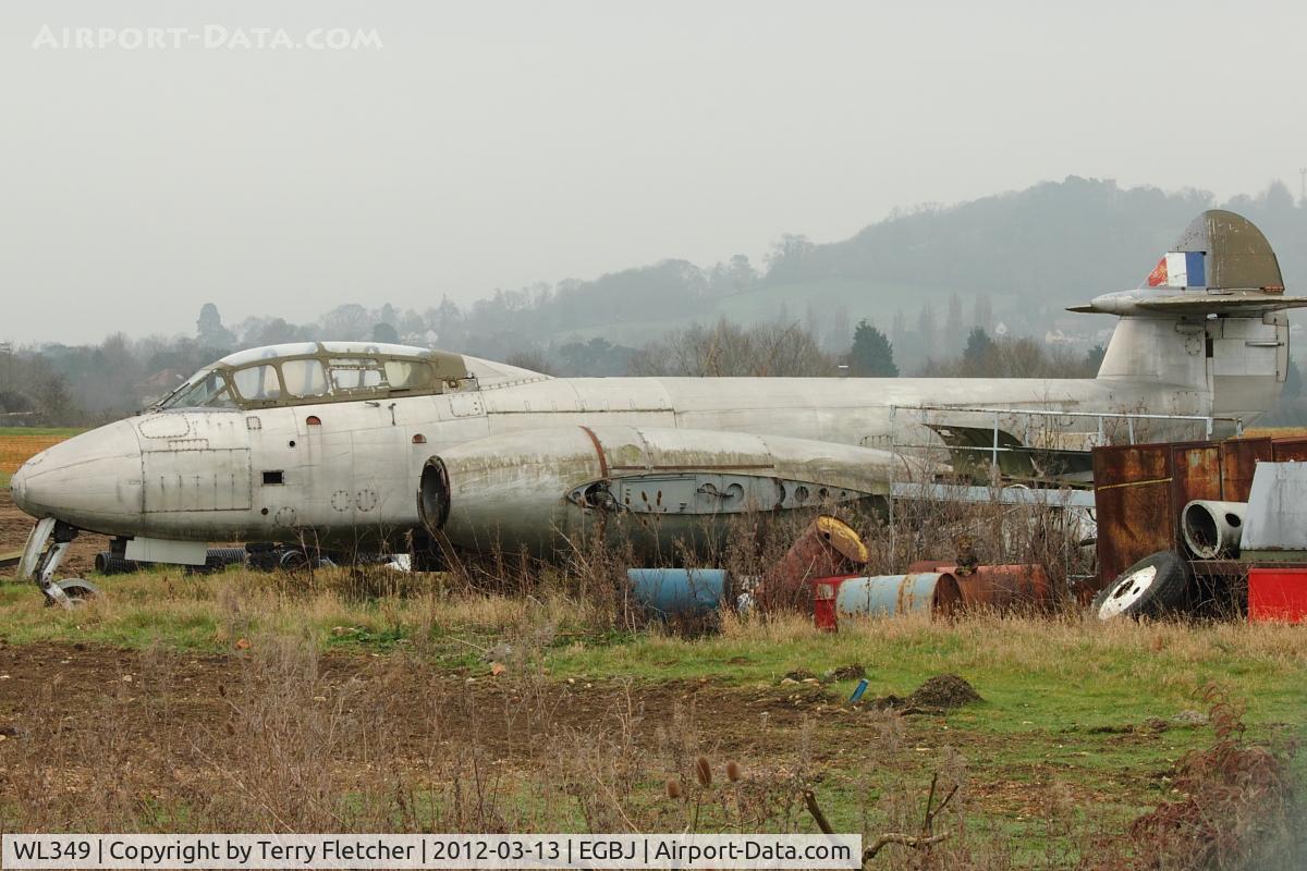 WL349, 1952 Gloster Meteor T.7 C/N Not found WL349, Gloster Meteor T7 at Gloucestershire Airport