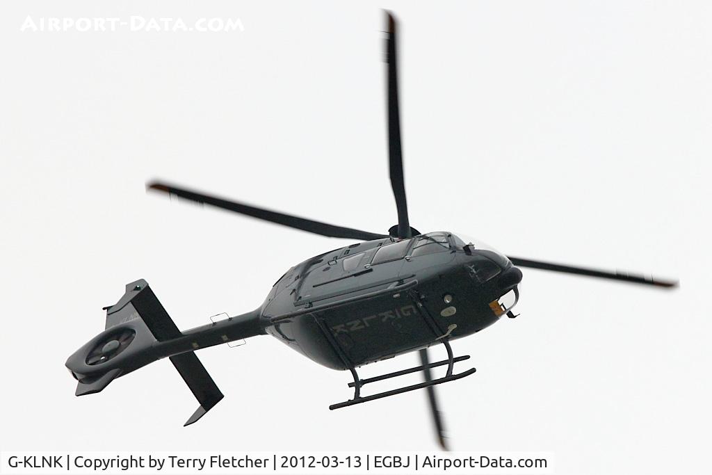 G-KLNK, 2007 Eurocopter EC-135P-2+ C/N 0550, En route to Cheltenham Racecourse