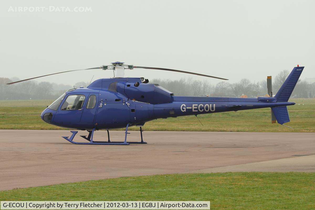 G-ECOU, 1990 Aerospatiale AS-355F-2 Ecureuil 2 C/N 5464, At Gloucestershire Airport