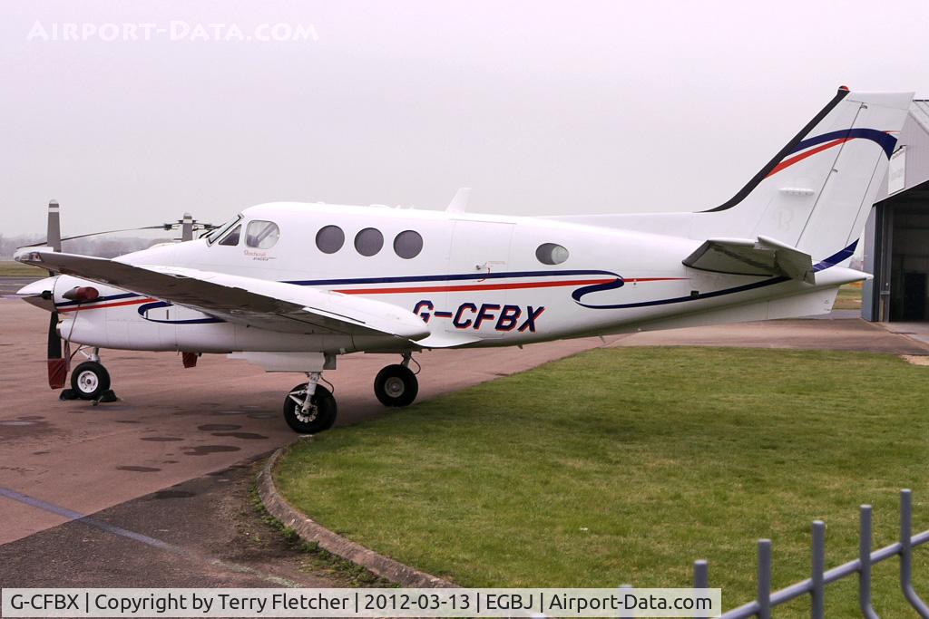 G-CFBX, 2008 Hawker Beechcraft C90GTI King Air King Air C/N LJ-1890, At Gloucestershire Airport