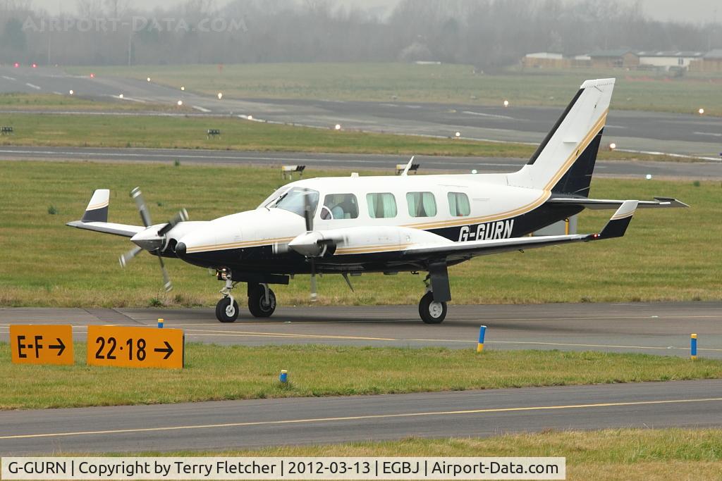 G-GURN, 1979 Piper PA-31-310 Navajo Navajo C/N 31-7912117, At Gloucestershire Airport