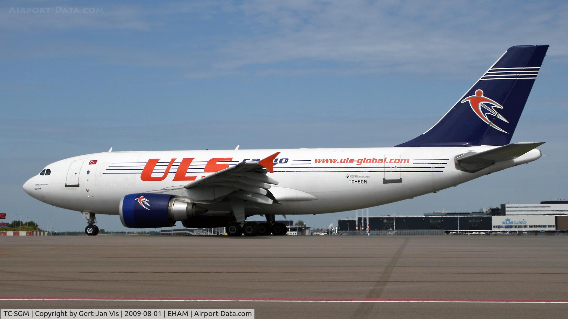 TC-SGM, 1991 Airbus A310-308(F) C/N 592, Departing from AMS