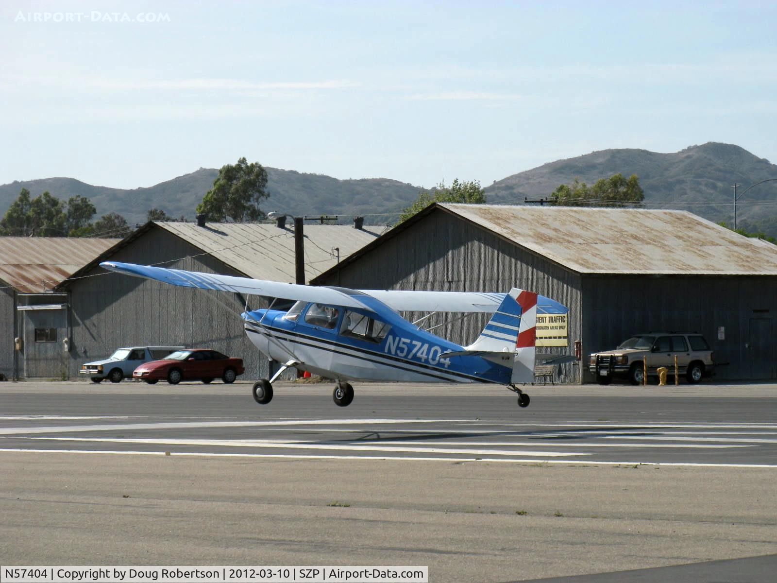 N57404, 1973 Bellanca 7ECA Citabria C/N 940-73, 1973 Bellanca 7ECA CITABRIA, Lycoming O-235 115 Hp, landing Rwy 22