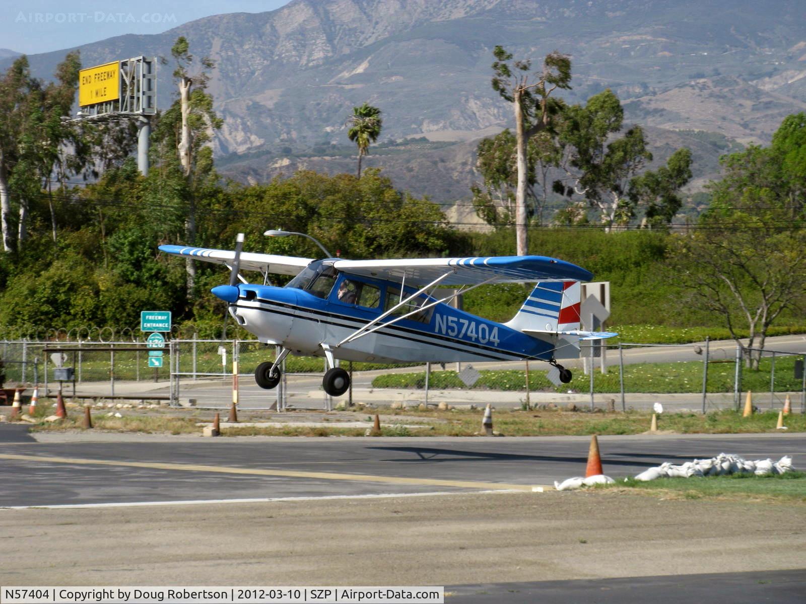 N57404, 1973 Bellanca 7ECA Citabria C/N 940-73, 1973 Bellanca 7ECA CITABRIA, Lycoming O-235 115 Hp, landing Rwy 22