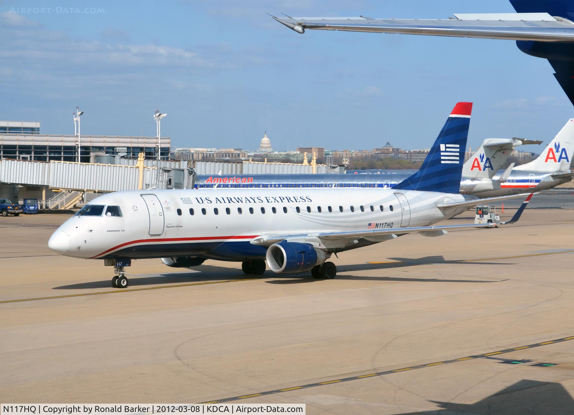 N117HQ, 2007 Embraer 175LR (ERJ-170-200LR) C/N 17000184, DCA, VA