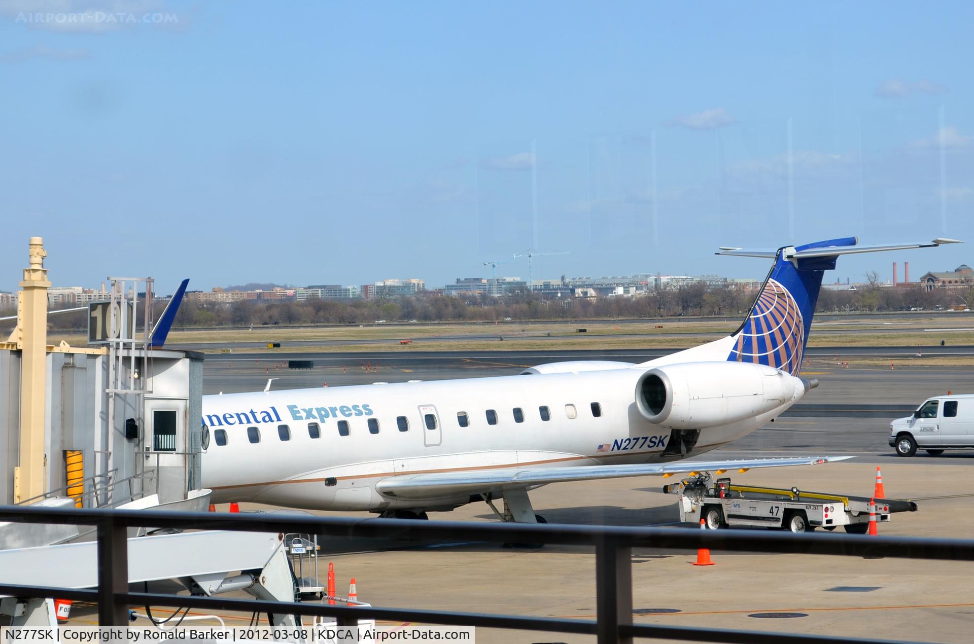 N277SK, 2000 Embraer ERJ-145LR (EMB-145LR) C/N 145355, Parked, DCA