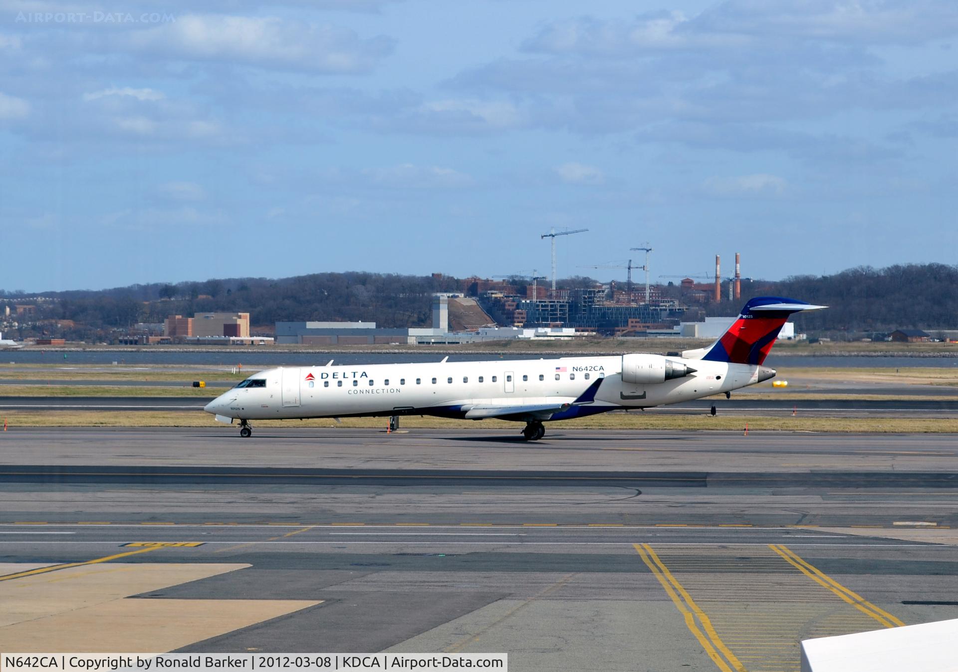 N642CA, 2003 Bombardier CRJ-700 (CL-600-2C10) Regional Jet C/N 10125, Taxi DCA