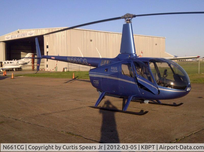 N661CG, Robinson R66 C/N 0057, R66 at Jack Brooks Regional Airport