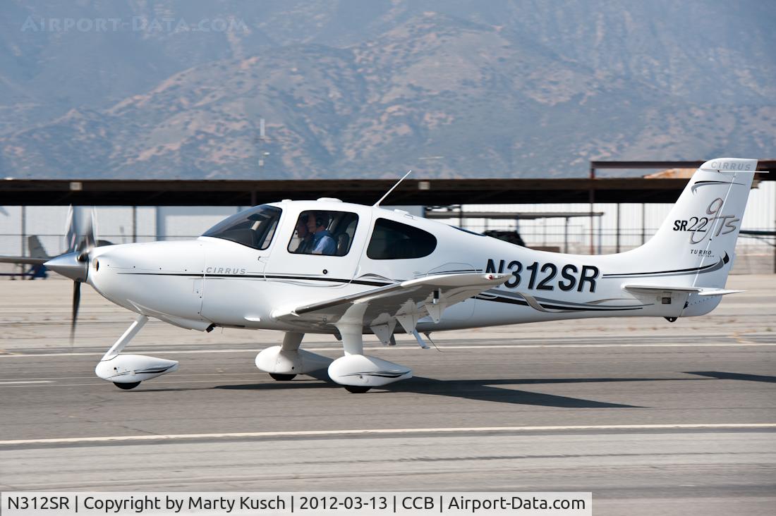 N312SR, 2007 Cirrus SR22 GTS Turbo C/N 2427, Departing Runway 24.
