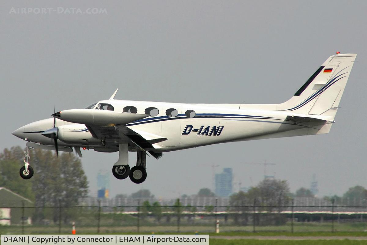 D-IANI, 1992 Cessna 404 Titan C/N 404-0679, Arriving at Amsterdam