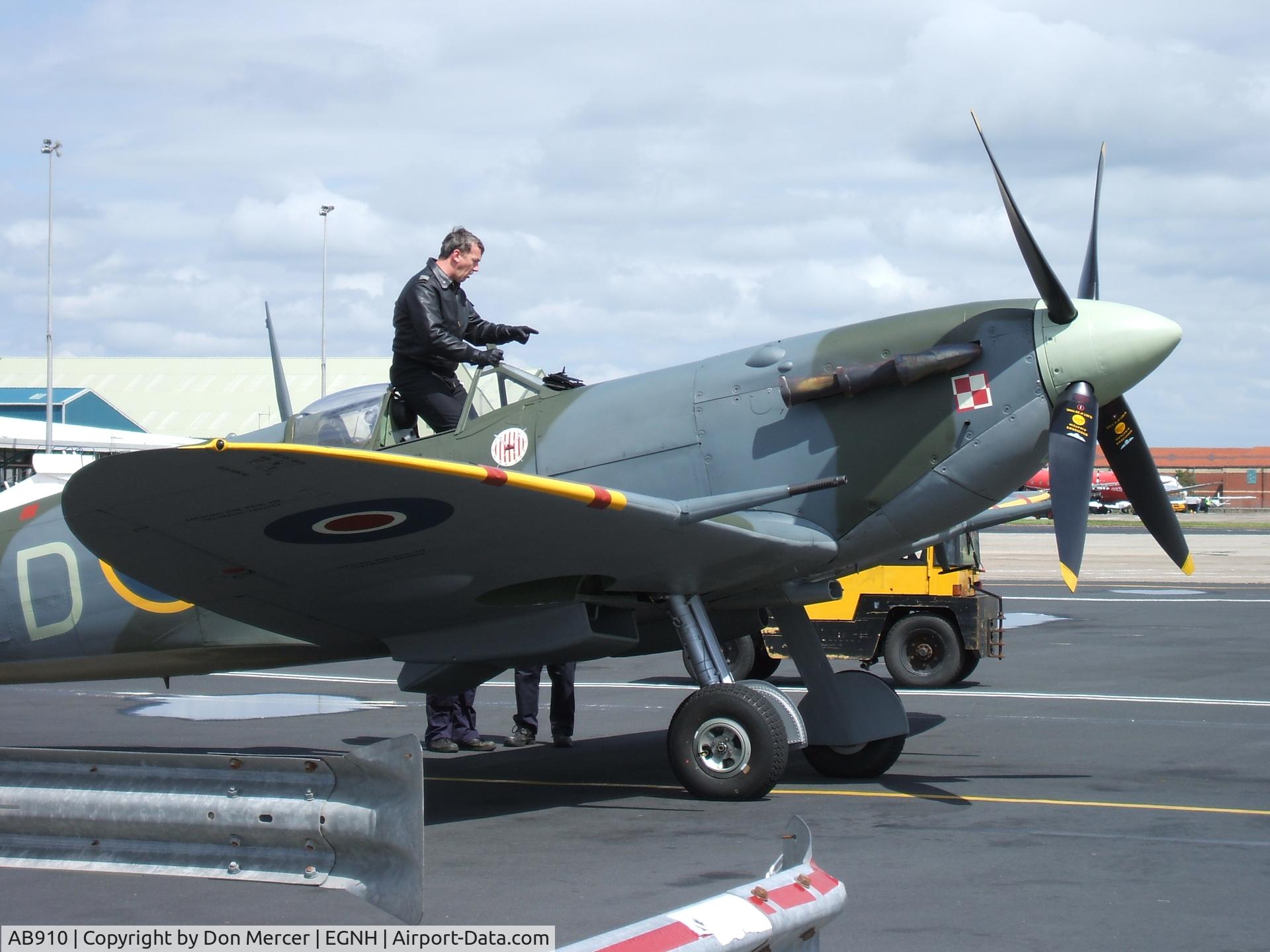 AB910, Supermarine 349 Spitfire LF.Vb C/N CBAF.1061, BofBMF Spitfire From Comed