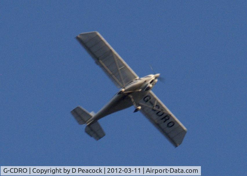 G-CDRO, 2005 Comco Ikarus C42 FB80 C/N 0507-6750, A sunny afternoon over Reading, Berkshire, UK