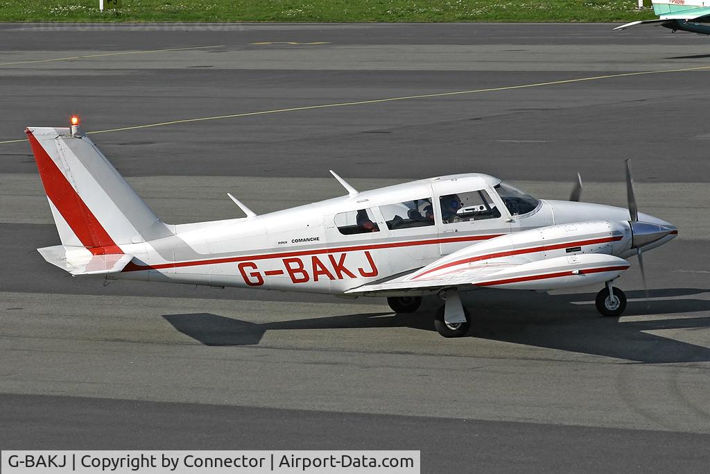 G-BAKJ, 1966 Piper PA-30-160 B Twin Comanche C/N 30-1232, No description.