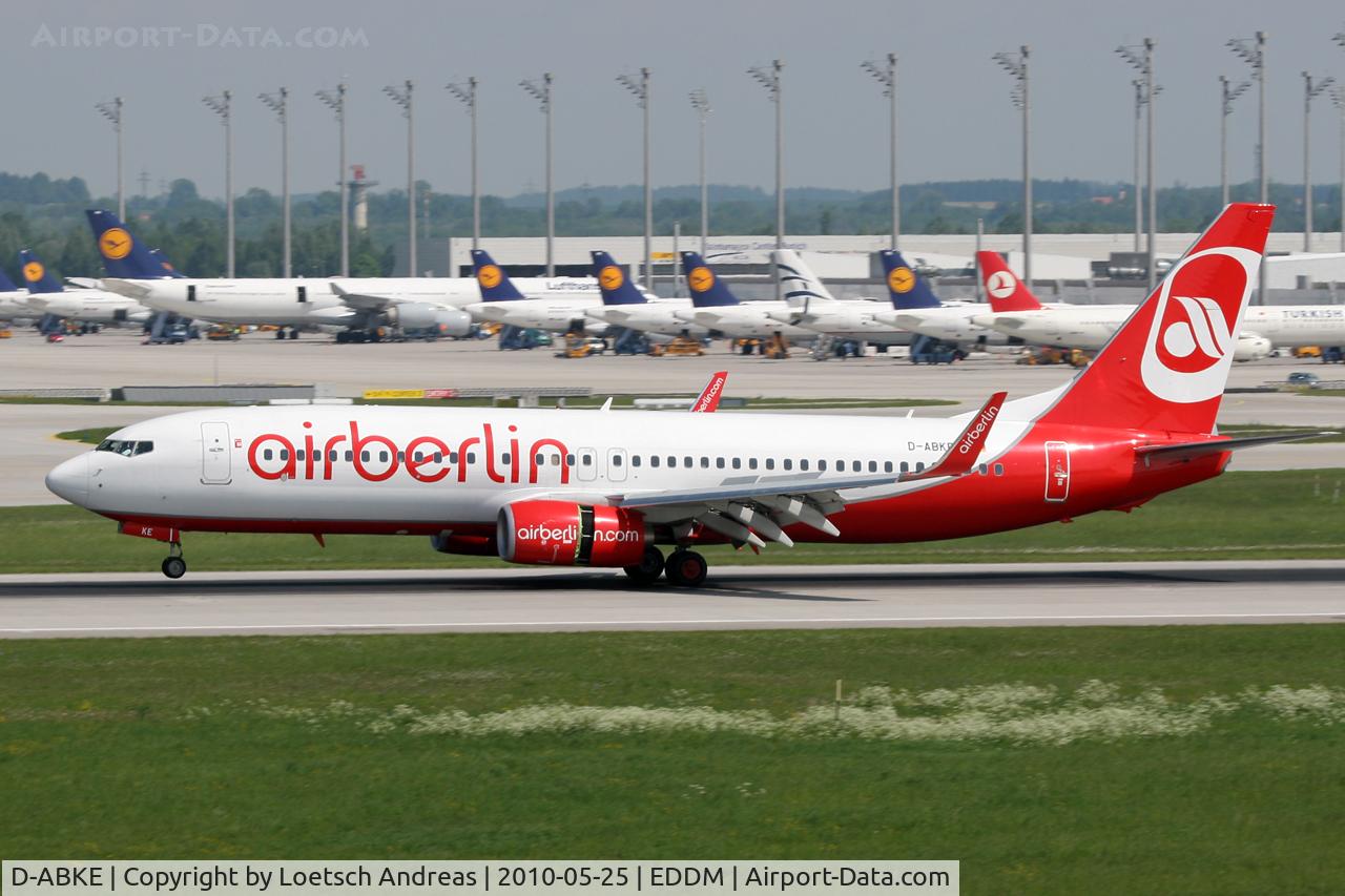 D-ABKE, 2009 Boeing 737-86J C/N 37743, Air Berlin