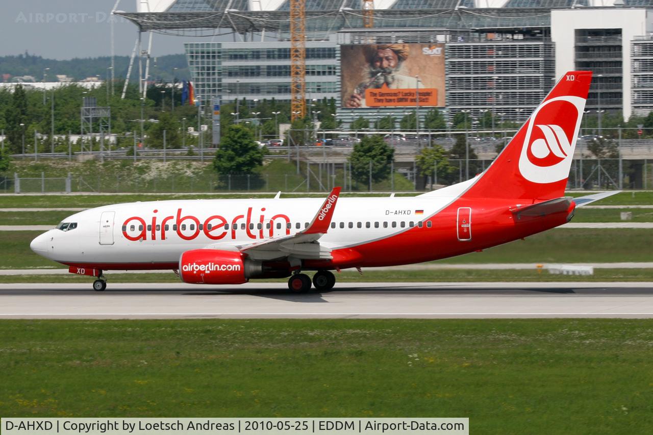 D-AHXD, 2007 Boeing 737-7K5 C/N 30726, Air Berlin