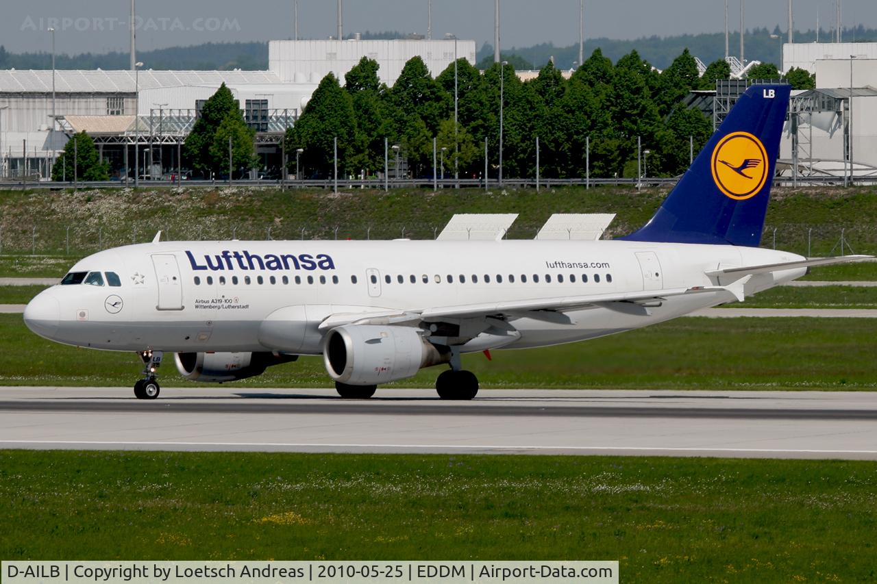 D-AILB, 1996 Airbus A319-114 C/N 610, named Wittenberg/Lutherstadt