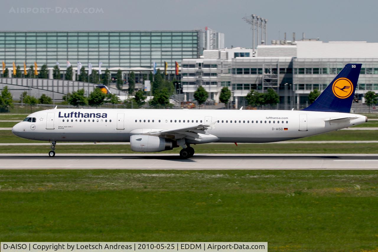 D-AISO, 2008 Airbus A321-231 C/N 3625, named 