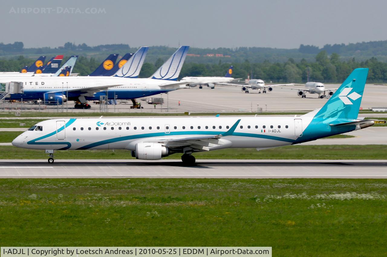 I-ADJL, 2009 Embraer 195LR (ERJ-190-200LR) C/N 19000256, Air Dolomiti
