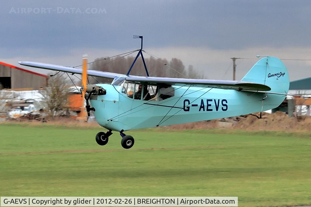 G-AEVS, 1937 Aeronca 100 C/N AB114, A golden oldie!