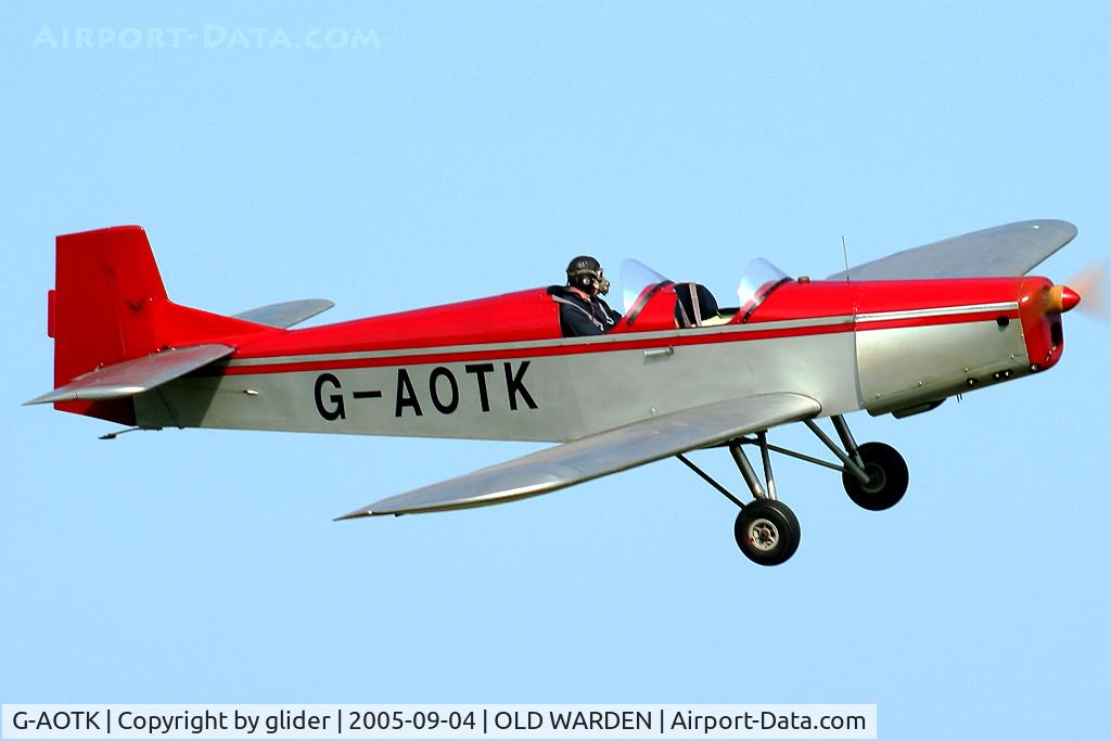 G-AOTK, 1956 Druine D-5 Turbi C/N PFA 230, Powered by a Walter Mikron 111