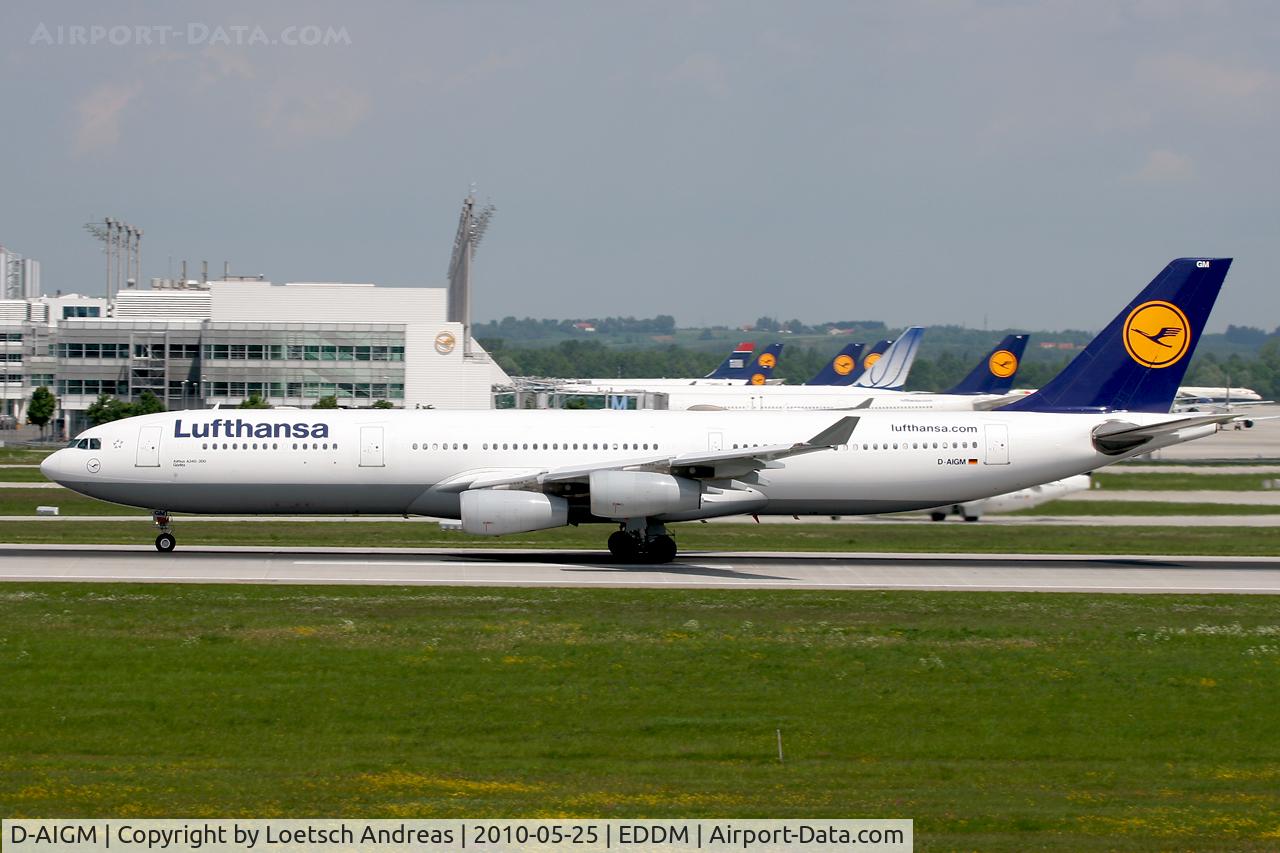 D-AIGM, 1997 Airbus A340-313 C/N 158, named 