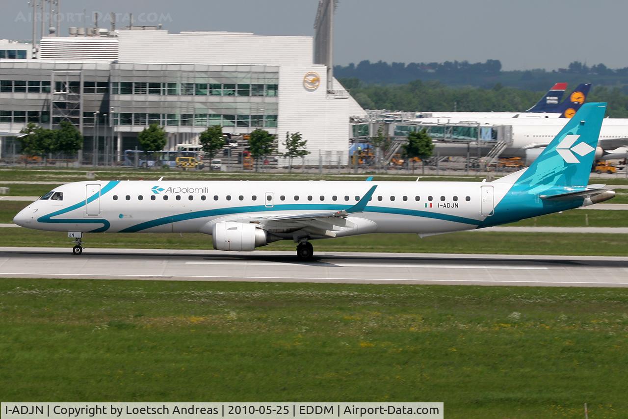 I-ADJN, 2009 Embraer 195LR (ERJ-190-200LR) C/N 19000270, Air Dolomiti