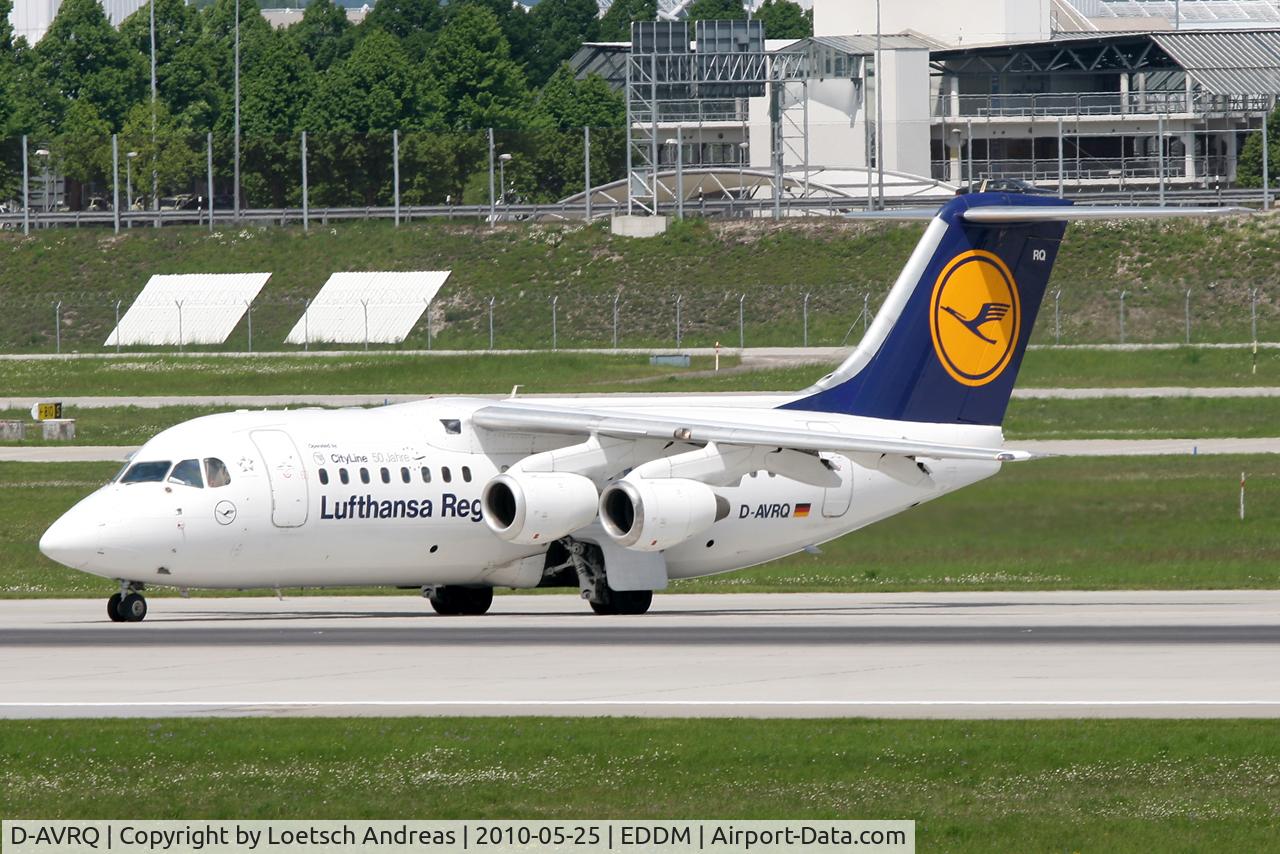 D-AVRQ, 1997 British Aerospace Avro 146-RJ85 C/N E.2304, DLH Regional / Cityline