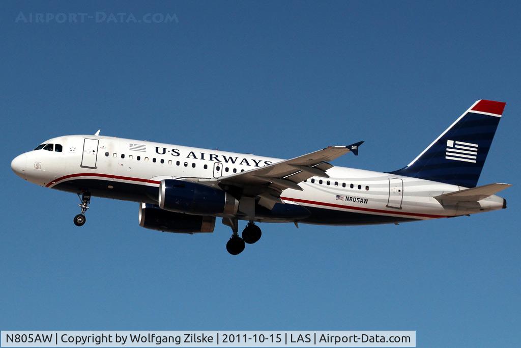 N805AW, 1999 Airbus A319-132 C/N 1049, visitor