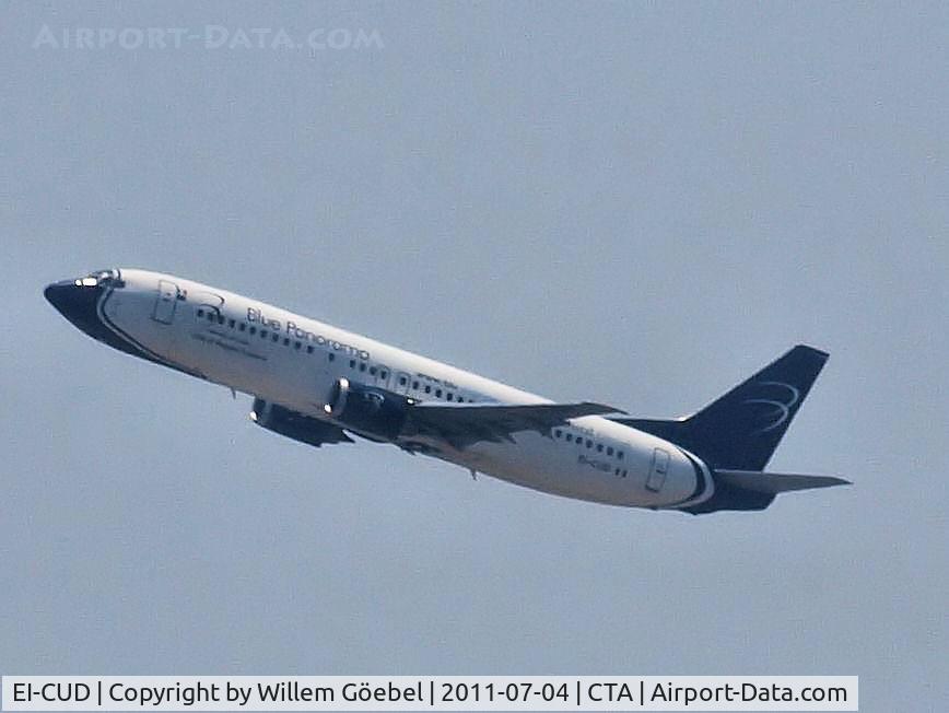 EI-CUD, 1994 Boeing 737-4Q8 C/N 26298, Take off from Catania Airport