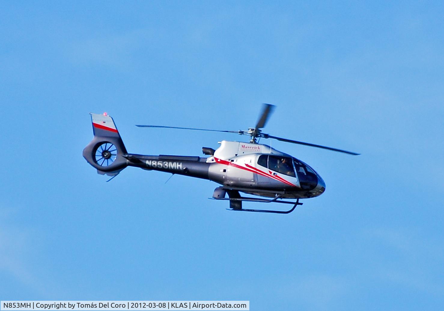 N853MH, 2008 Eurocopter EC-130B-4 (AS-350B-4) C/N 4417, N853MH 2008 Eurocopter EC 130 B4 C/N 4417

- Las Vegas - McCarran International (LAS / KLAS)
USA - Nevada, March 8, 2012
Photo: Tomás Del Coro