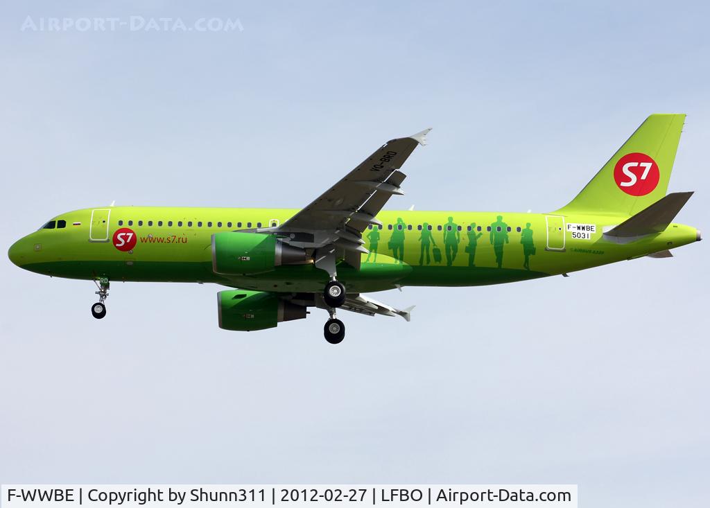 F-WWBE, 2012 Airbus A320-214 C/N 5031, C/n 5031 - To be VQ-BRD