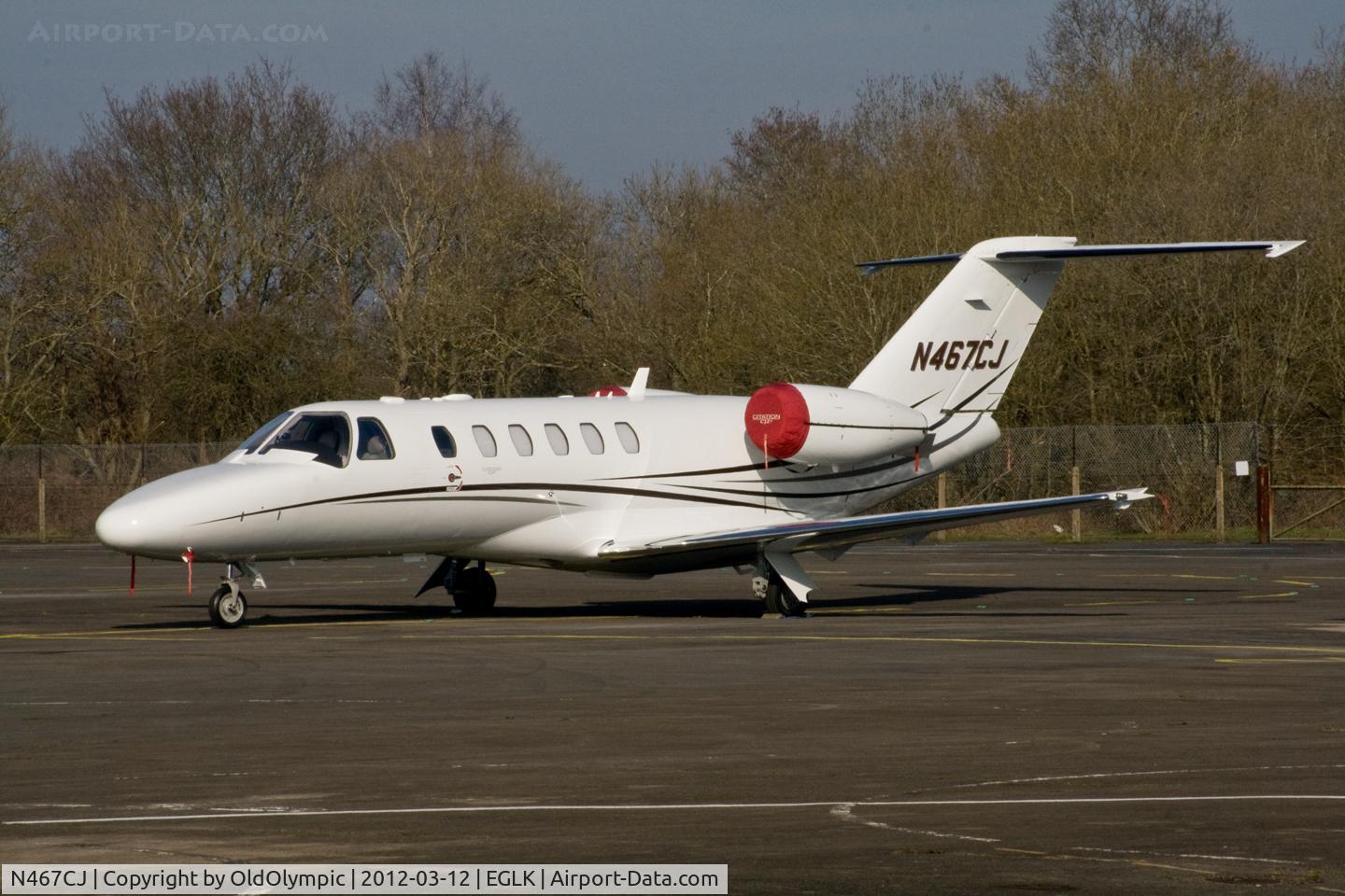 N467CJ, 2010 Cessna 525A CitationJet CJ2 C/N 525A0467, Parked