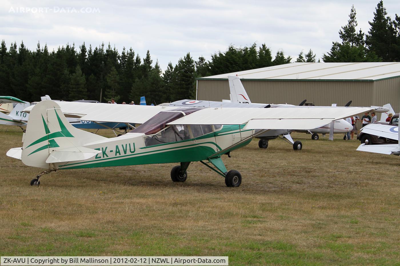 ZK-AVU, Taylorcraft G Auster 4 C/N 889, parked up