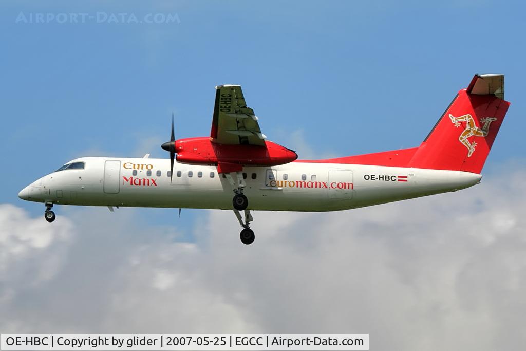 OE-HBC, 1999 De Havilland Canada DHC-8-311 Dash 8 C/N 533, Finals Rwy 23R