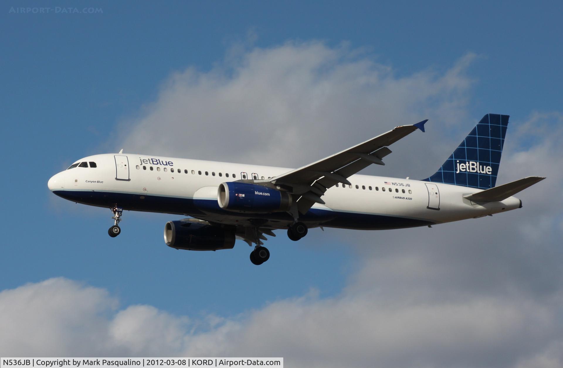 N536JB, 2002 Airbus A320-232 C/N 1784, Airbus A320