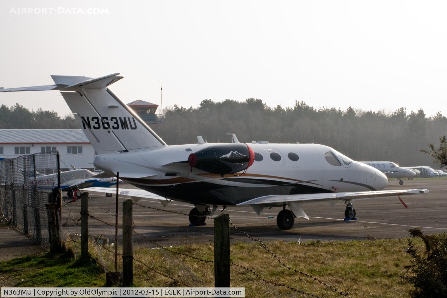 N363MU, 2011 Cessna 510 Citation Mustang Citation Mustang C/N 510-0363, Parked