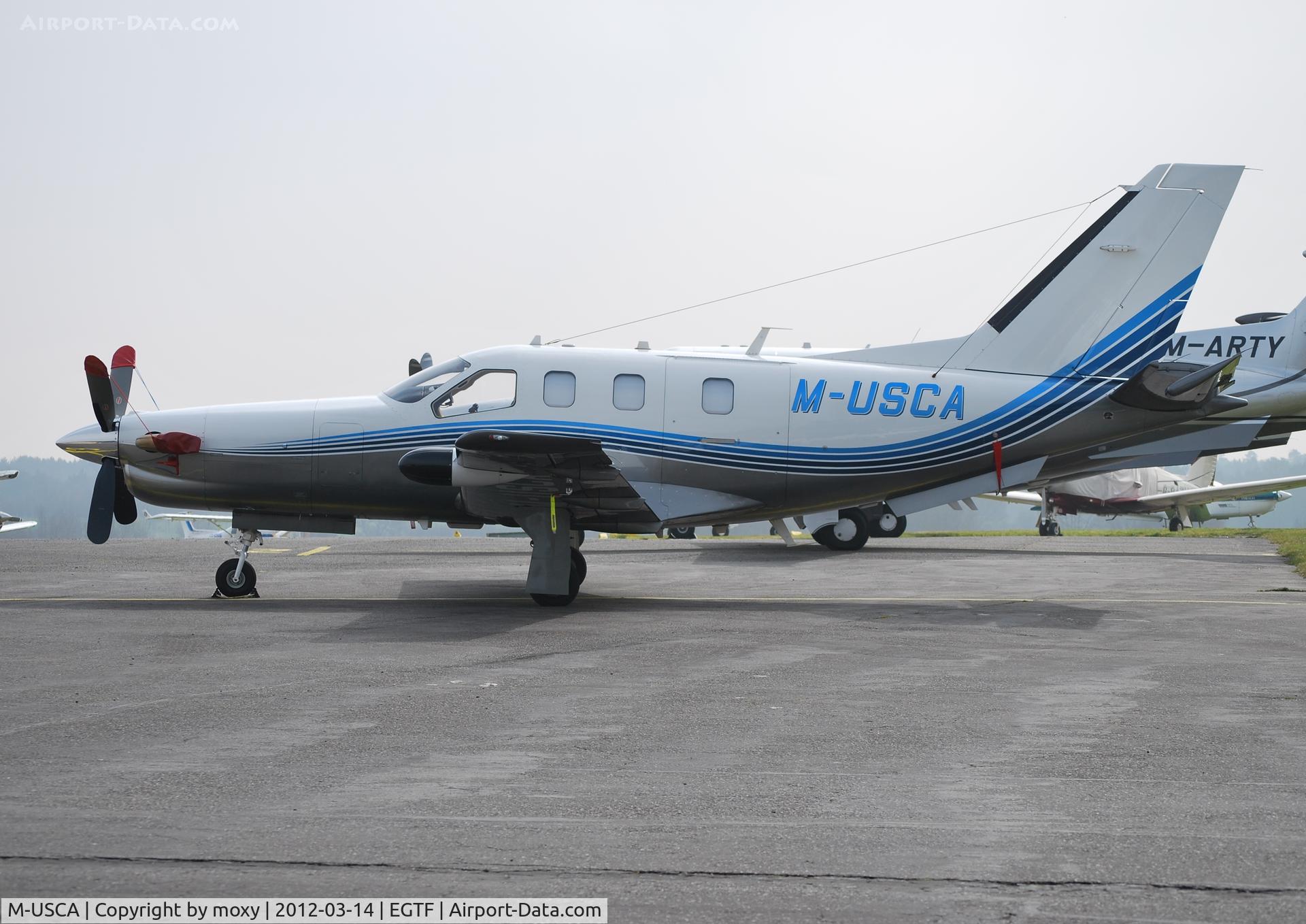 M-USCA, 2008 Socata TBM-700N C/N 456, Socata TBM-700N at Fairoaks